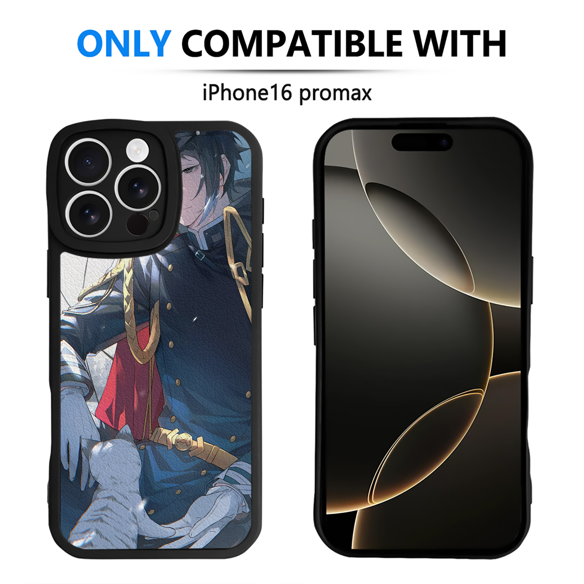 （画像用） 文豪ストレイドッグス Bungo Stray Dogs 【iPhone 16シリーズ対応】シリコンスマホケース（レザー調） 材質：シリコン